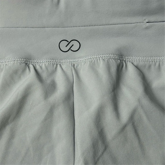 Calia Women's Stay the Path Kick it Up 3” inseam High Rise Shorts Gray Size XXL - Picture 6 of 11